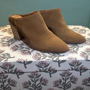 Lucky Brand Brown Suede Ankle Booties
